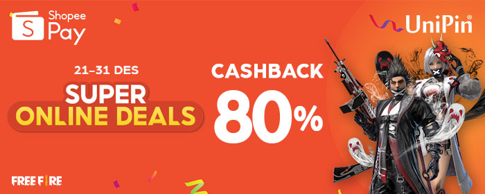 Buruan Top up game di UniPin, Dapatkan Cashback 80% dan Dapatkan Hadiah Jutaan Rupiah!